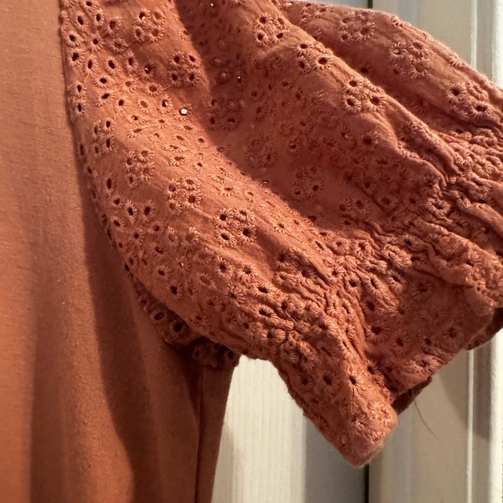 Cynthia Rowley Terracotta T-Shirt dress